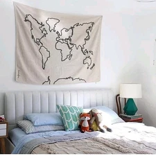 Lorena Canals Canvas Hanging Map 4' x 5'3"