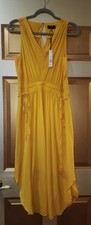 Woman Summer Dress T Tahari Chiffon Size M NEW