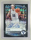 Richie Saunders 2025 Bowman Chrome Black Geometric Refractor Auto 1st RC 1/10
