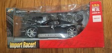 Jada Toys Import Racer 124 Die Cast Mitsubishi Eclipse Black Racing Hart