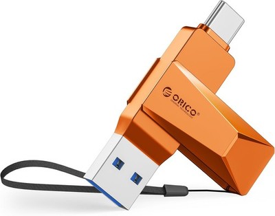 ORICO USB Stick 64GB USB 3.2 Speicherstick OTG Bis zu 150MB/s 2-in-1 Typ C Flash