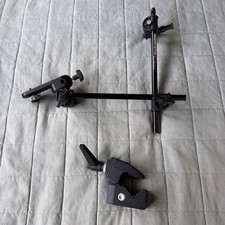 Manfrotto 196B-2 2-Section Single Articulated Arm w/Camera Bracket  035 Clamp