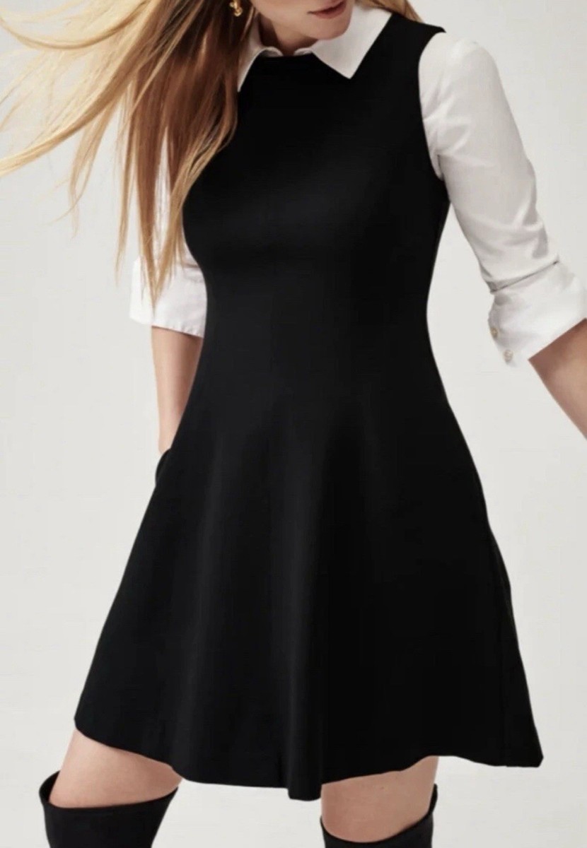 NEW SPANX Perfect Fit & Flare Stretch Dress w/Pockets Classic Black SMALL S | eBay NEW SPANX Perfect Fit & Flare Stretch Dress w/Pockets Classic Black SMALL S | eBay