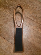 Vintage Wooden Boot Jack Solid Wood Boot Puller with Textured Grip Pad