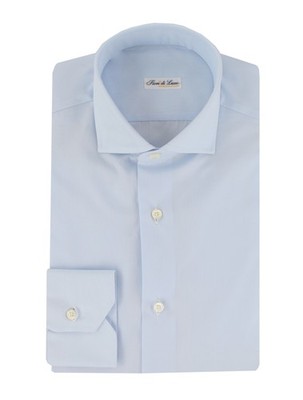 $750 Fiori Di Lusso Light Blue Super 180's Shirt - Slim - (FL715269)