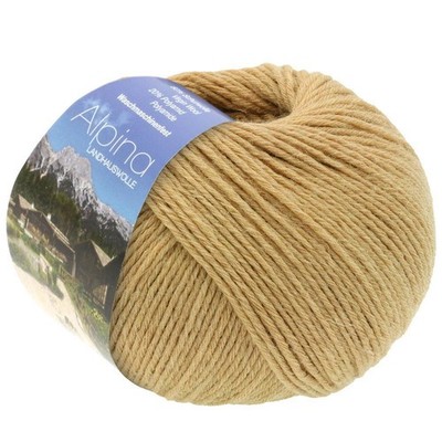 Wolle Kreativ! Lana Grossa - Alpina Landhauswolle - Fb. 63 camel 100 g