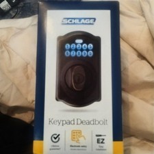 Schlage Electronic Keypad Deadbolt Door Lock Keyless Entry