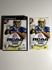 NCAA Football 2005 Sony PS2, 2004 Case, Cover Artwork, Manual Only, No Game