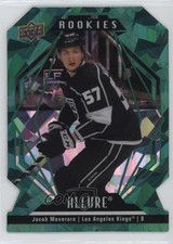 2022 Upper Deck Allure Rookies Green Rainbow Die-Cut 55/99 Jacob Moverare 1i90
