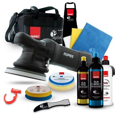 Rupes BigFoot LHR 15ES Exzenterpoliermaschine Exzenter Poliermaschine Luxus Kit