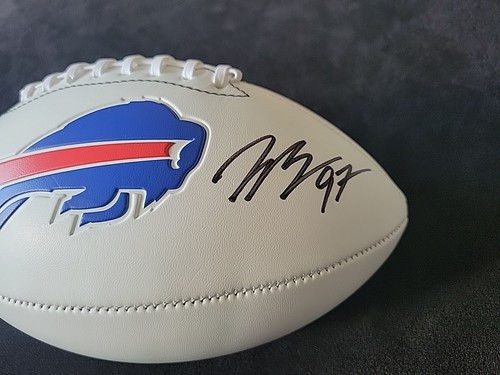 Josh Allen Buffalo Bills handsigniert signed NFL Bills Full Size Football mit COA - Bild 3 von 7