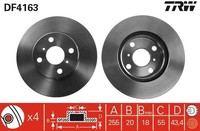Bremsscheiben FüR Toyota MR2 Iii Zzw3 Yaris P1 Verso P2 Van 99-02