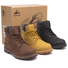 Kingstone Men Leather Work Boots Water Slip Resistant Rugged Construction Shoes Kingstone Men Leather Work Boots Water Slip Resistant Rugged Construction Shoes