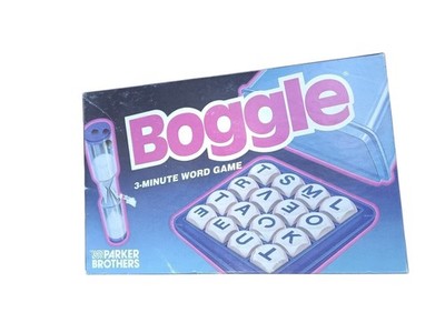 Vintage 1992 Parker Brothers Boggle 3-Minute Word Game Complete In Box