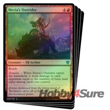 Foil Meria's Outrider X4 M/NM Magic: The Gathering MTG Dominaria United
