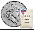 PREORDER 1776–2026 Semiquincentennial Emerging Liberty Dime Coins 200-Coin Bag