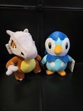 Pokemon Nintendo Set Tragosso Plinfa Stofftier Kuscheltier Plüschtier 25cm Neu