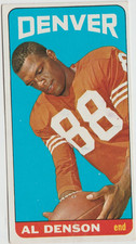 1965 Topps Football Tall Boys #49 al denson sp