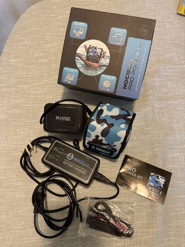 Nocqua Pro Power Kit 20Ah Kayak Battery Fish Finder GoPro Lithium + Charger /Bag