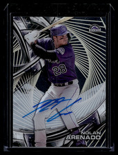 2016 TOPPS HIGH TEK AUTOGRAPHS NOLAN ARENADO #HTNA COLORADO ROCKIES