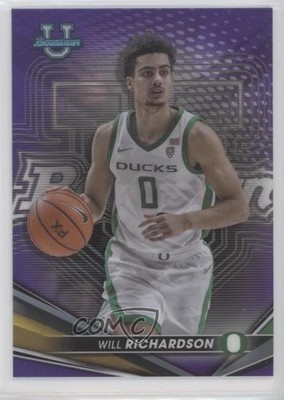 2022-23 Bowman U Best Purple Refractor 59/250 Will Richardson #47 0e9i