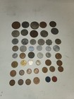 LOT OF 48 COINS FROM AROUND THE WORLD 1924-1970's — photo 1
