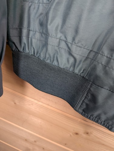 Chaqueta Bomber Baracuta Vintage Para Hombre Mediana Azul Cremallera Completa Años 90 80 Retro - Imagen 9 de 19