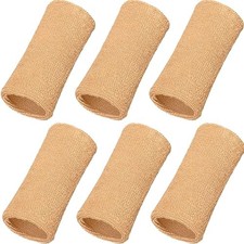 6 Inch Wrist Sweat Bands for Men Women Tennis Elastic Athletic Long Sand
