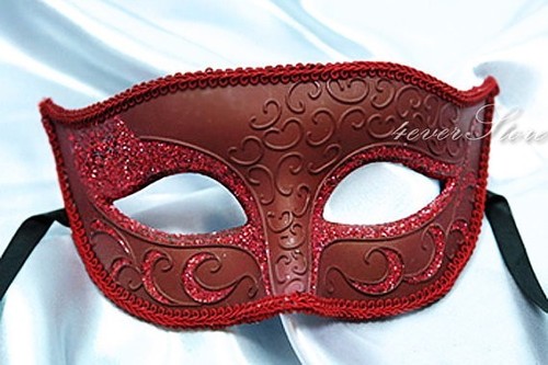 Holiday Venetian Masquerade Mask with and Pixie Dust - Costume, New Year's Party - Picture 6 of 7
