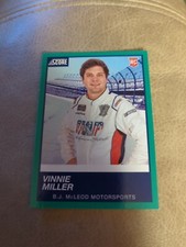 2020 Panini Chronicles Racing Vinnie Miller #19 Score Green