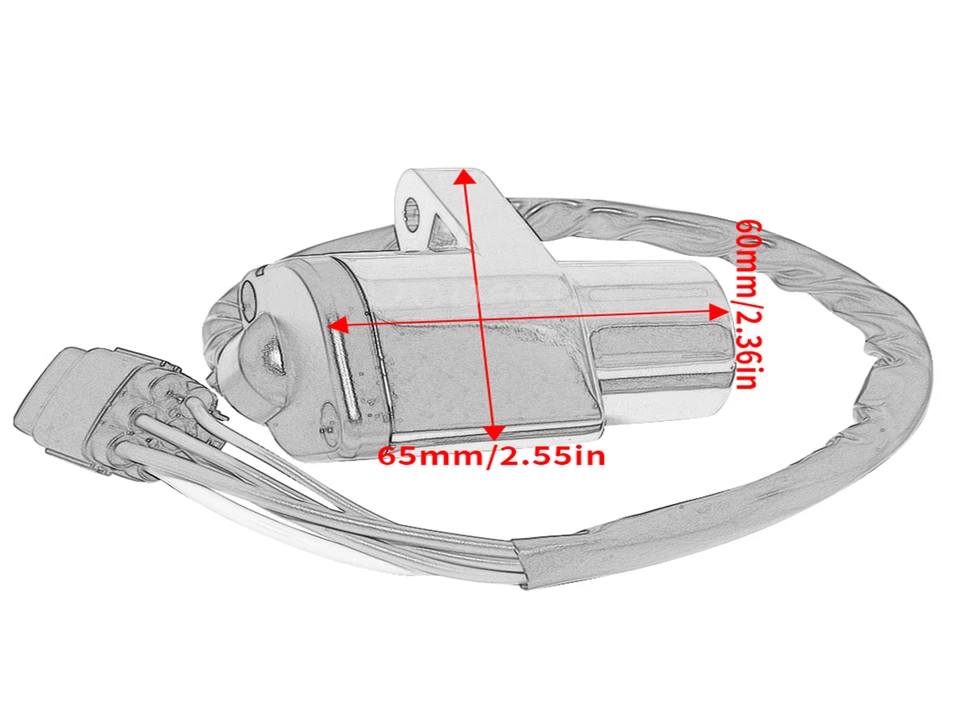 Juego de bloqueo de interruptor de llave de encendido para Kawasaki VN1500 Vulcan 1500 Nomad 1998-2001 Foto 3 de 4