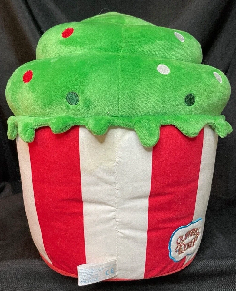 Yummy Time JoJo Green Christmas Sprinkles Cupcake Plush 11" Soft Eyes Kidrobot - Image 3 of 4