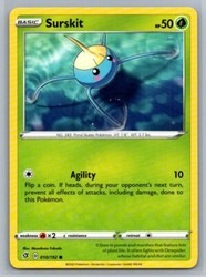 Surskit 010/192 Rebel Clash Common Pokémon TCG