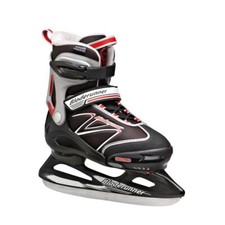 ROLLERBLADE MICRO XT B JUNIOR ADJUSTABLE ICE SKATES SIZE 2-5, BLACK/RED NEW