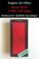 For VERSA & VERSA NOTE AIR FILTER 12-19 Quality Air Filter Perfect Fit!! AF6202