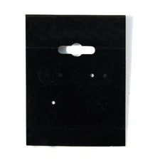 500 Black Hanging Earring Cards 2"H x 1 1/2"W Jewelry Display with Lip