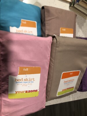Your Zone Bedskirts Twin,full And Queen Size NEW