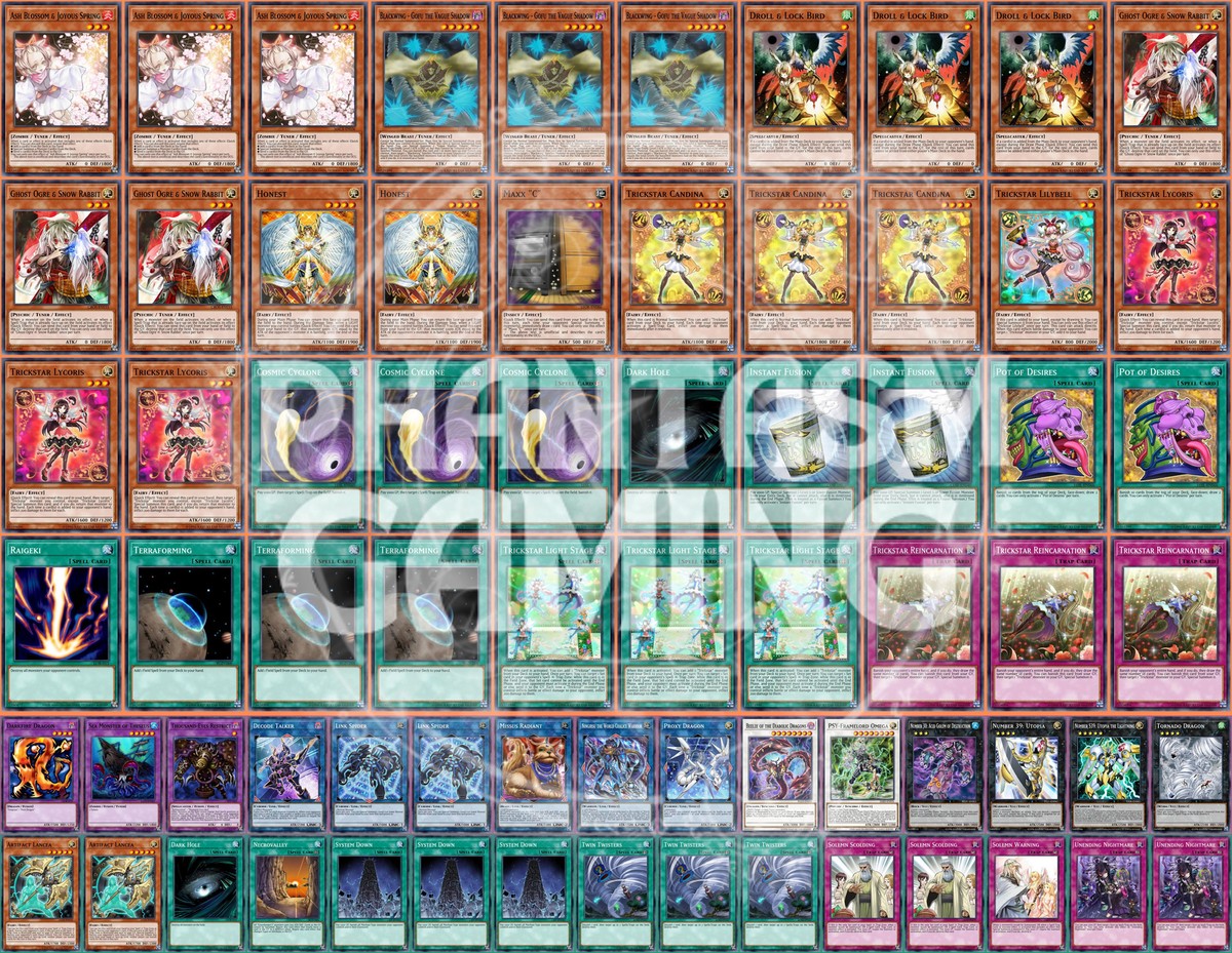 Trickstar Deck Necrovalley Utopia PSY-Framelord Omega Yugioh | eBay