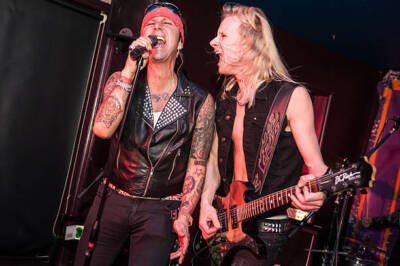 Diddi Kastenholt Jens Lundgren of Swedish hard rock band Bai Bang - Old Photo 4