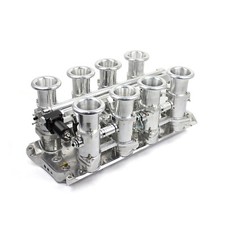 Ford Sb 289 302w Downdraft Efi Stack Intake Manifold System Complete Polished