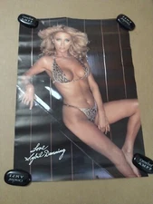 SYBIL DANNING Vintage Poster Snakeskin Bikini Hot Girl Babe Pro Arts '81 