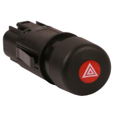 Hazard Warning Light Switch For Ford Transit MK6 (2000-2006) - Dashboard Push Button, Black