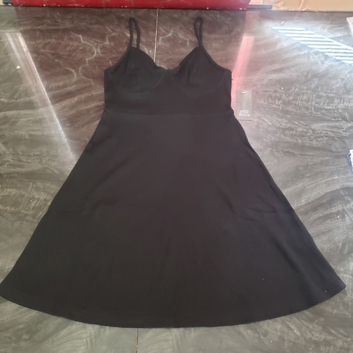 black skater dress target Wild Fable Skater Dress Women's Size Small Black Knit 008RM1 Target