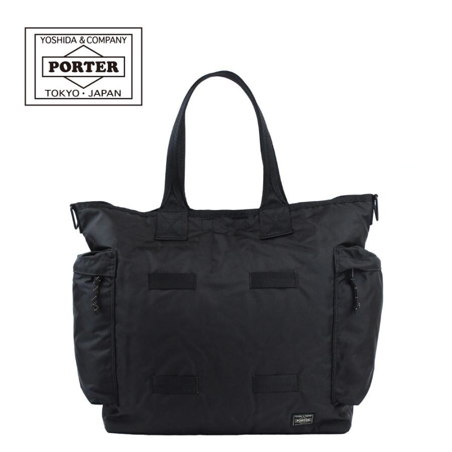 PORTER Yoshida FORCE 2WAY TOTE BAG 855-07500 Black | eBay