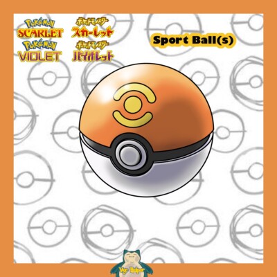 Pokemon Scarlet and Violet - Sport Ball BUNDLES  GREAT DEALS 
