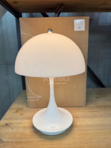 Panthella Portable Acrylic Table Lamp 10"-White - Picture 3 of 9