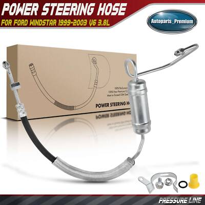 #ad Power Steering Pressure Line Hose Assembly for Ford Windstar w Noise Suppressor $68.99