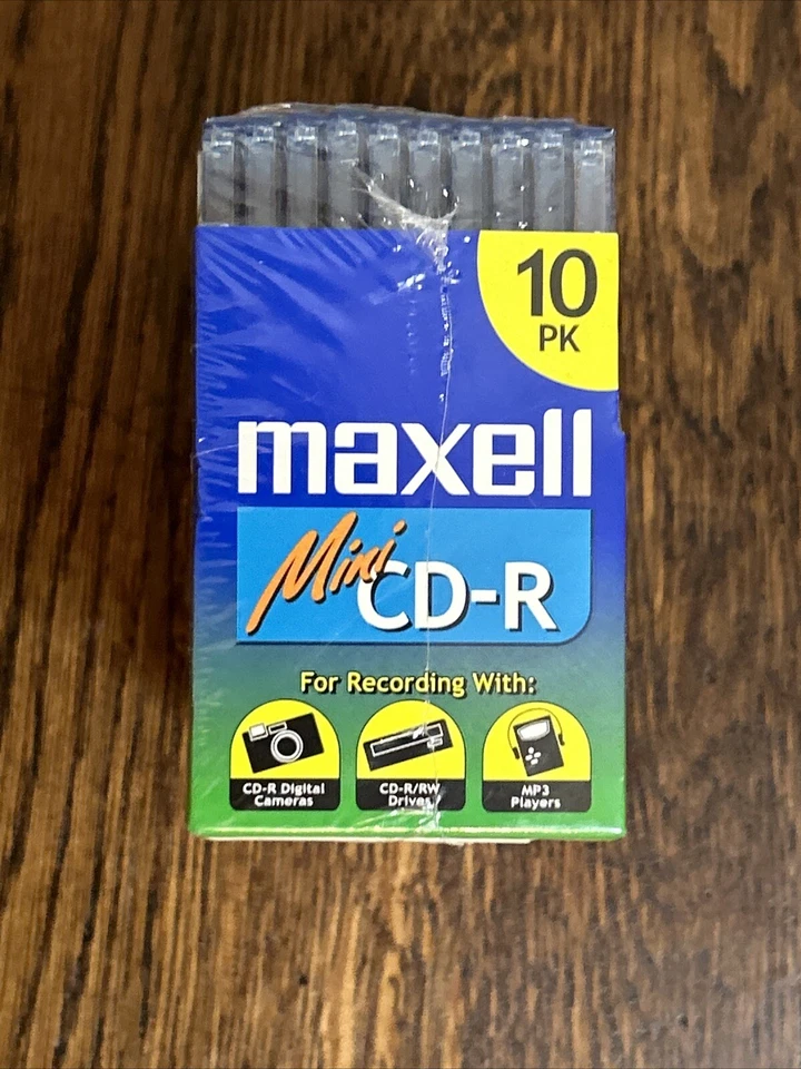 Maxell Mini CD-R Recordable Discs 10 Pack 210MB - Image 4 of 4