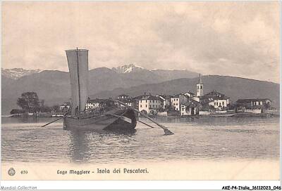 AKEP4-0314-ITALY - LAKE MAJOR - fishermen's island