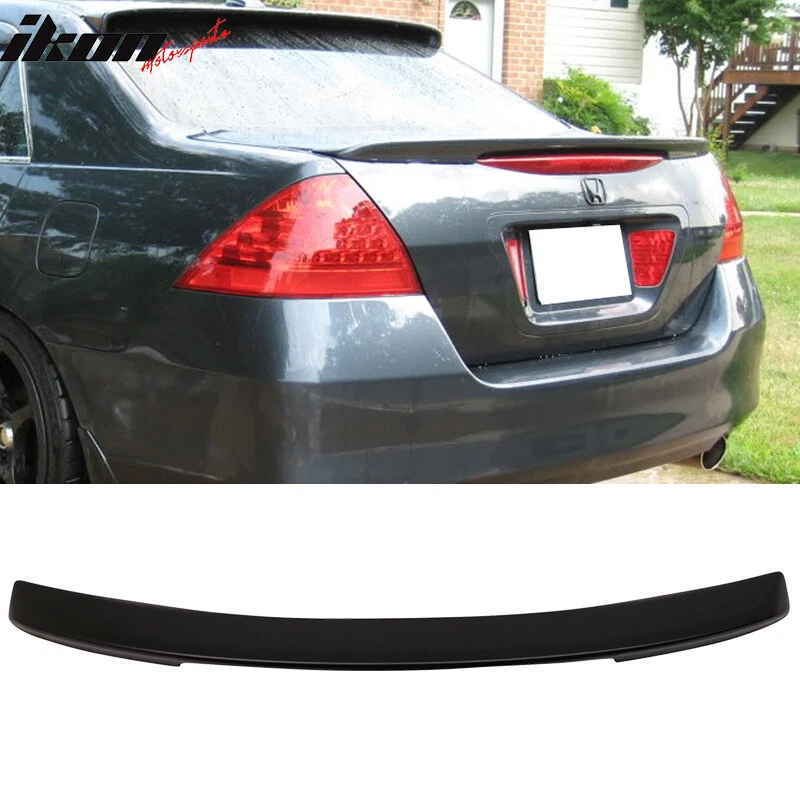 Fits 06-07 Honda Accord Trunk Spoiler OE Factory Style Rear Wing Unpainted Lip